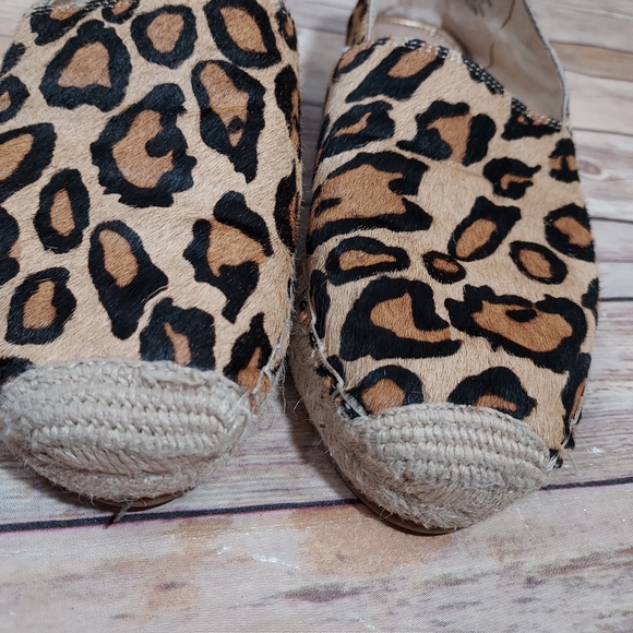 Sam Edelman Khloe calf hair leopard espadrilles 8.5 - Picture 3 of 11
